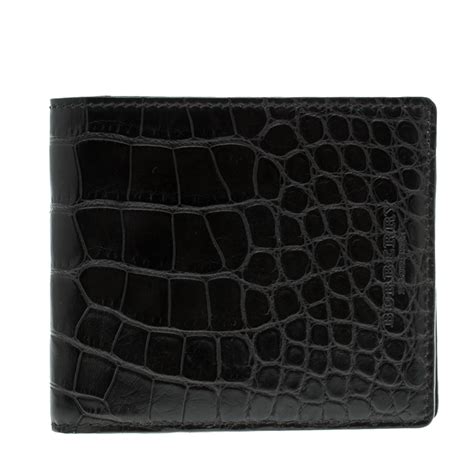 burberry alligator wallet|Men’s Designer Wallets .